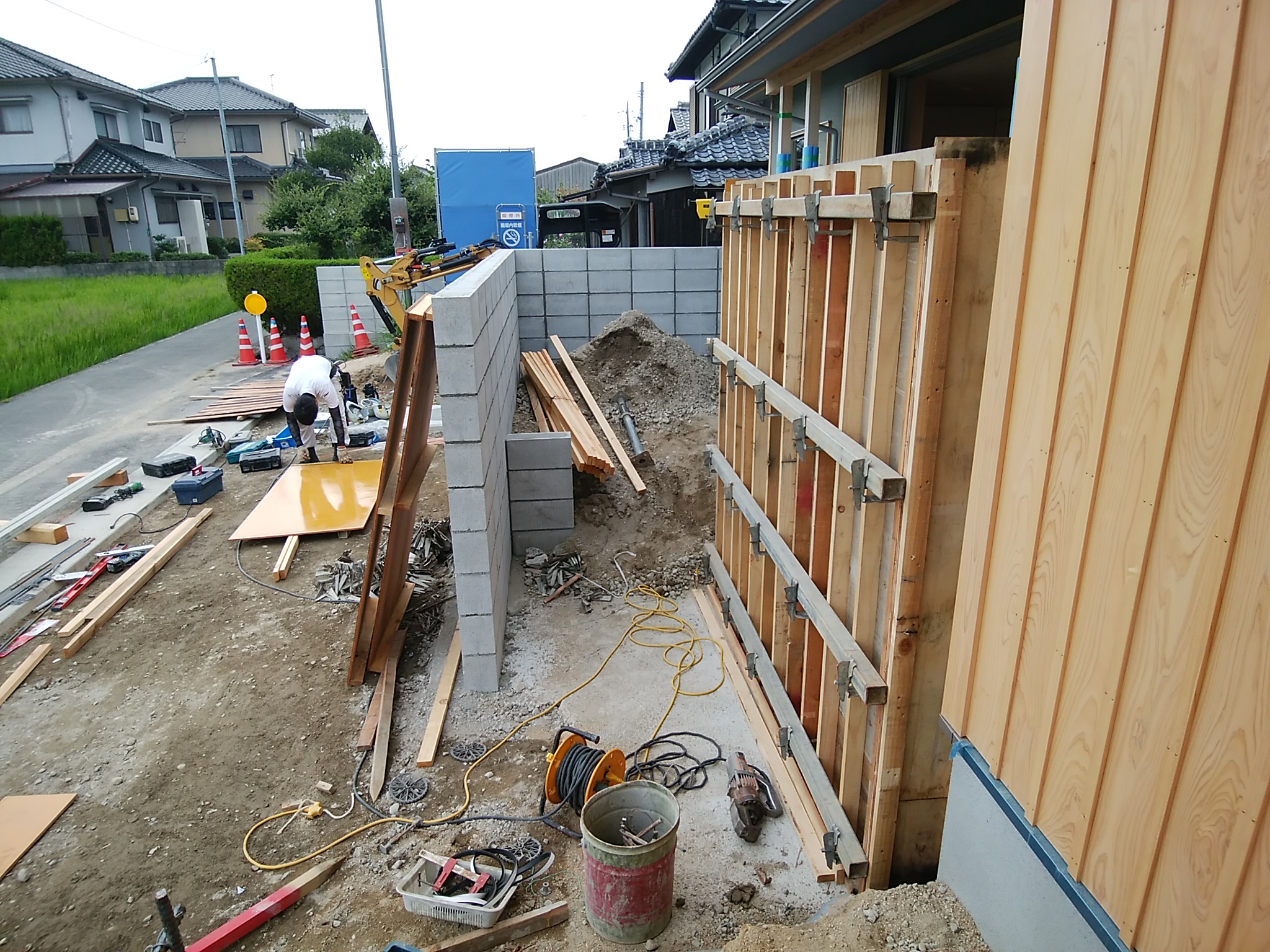 外構　平屋