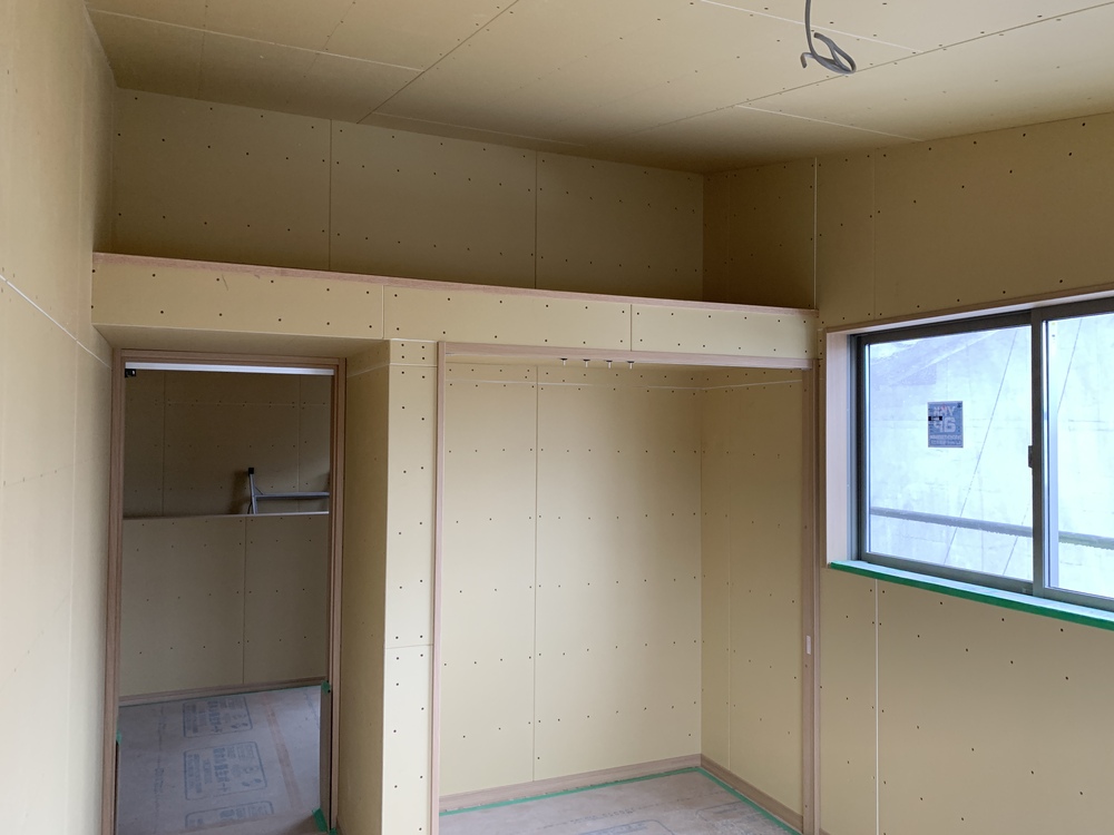 平屋　木まま　新築住宅 木工事