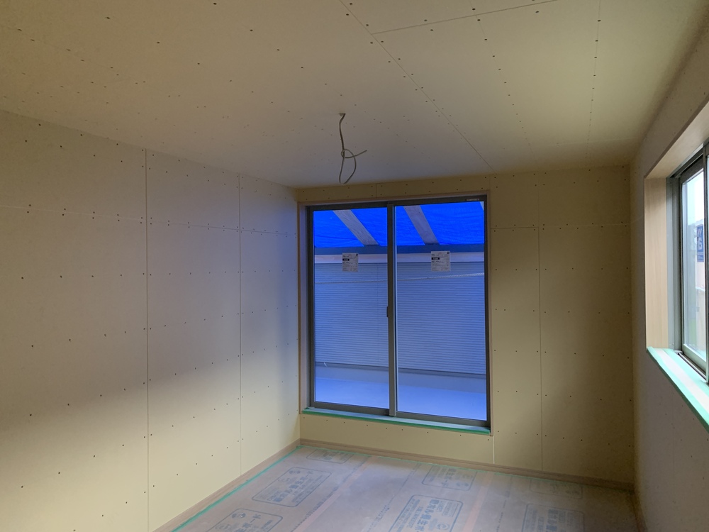 平屋　木まま　新築住宅 木工事