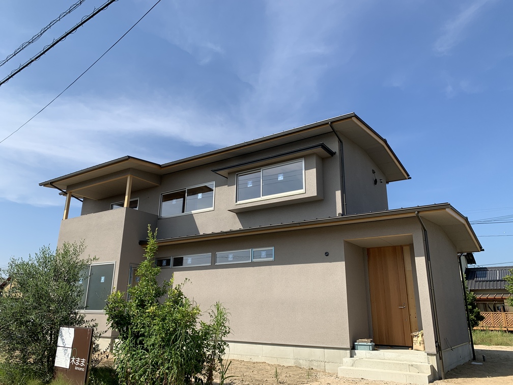 木まま　平屋　木造新築住宅 仕上げ
