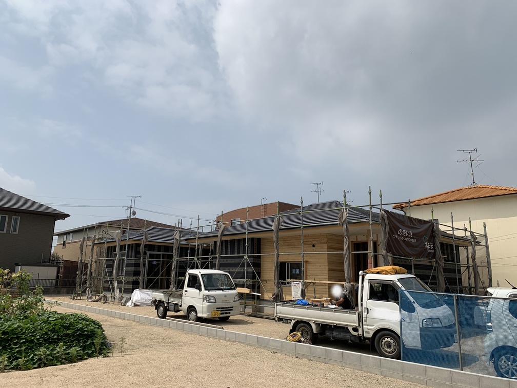 木まま　平屋　木造新築住宅