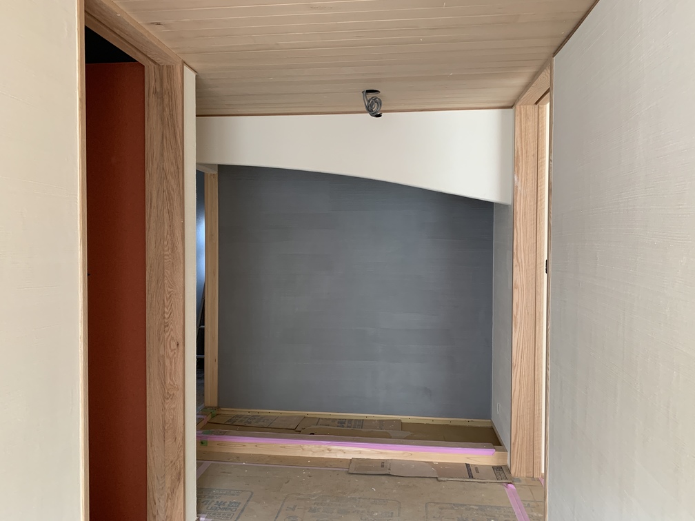 木まま　平屋　木造新築住宅　仕上げ